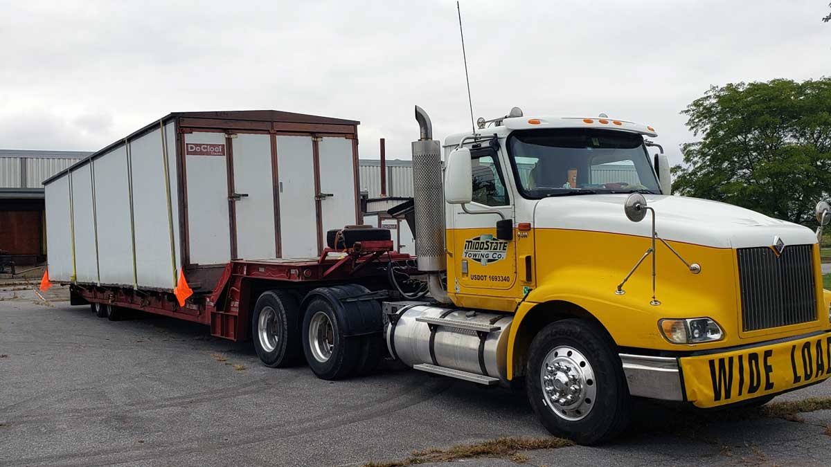 low boy hauling central vermont
